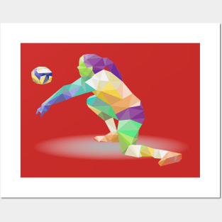 Volleyball Player Posters and Art